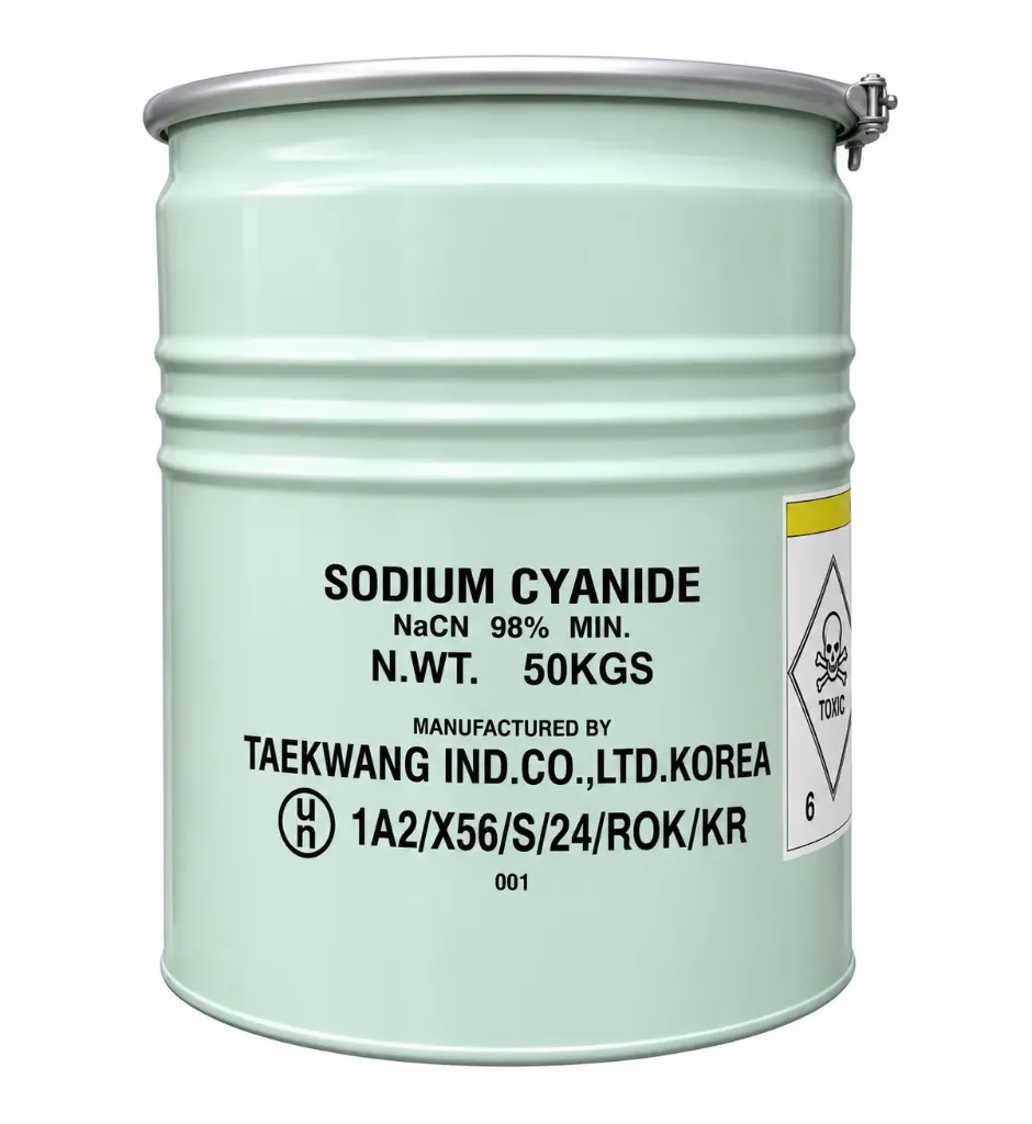 Sodium Cyanide 50kg Drum