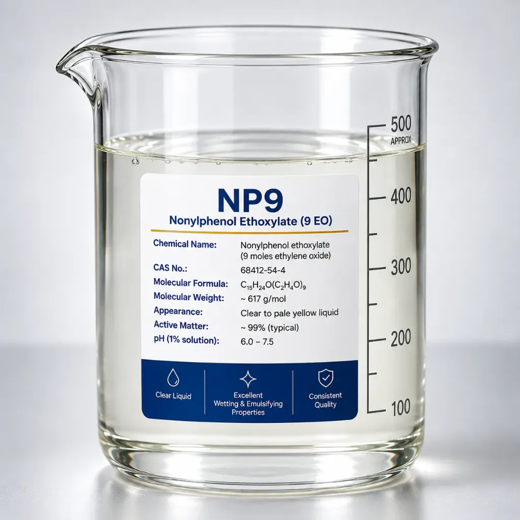 NP9 - Nonylphenol Ethoxylate 9 Moles (250g)
