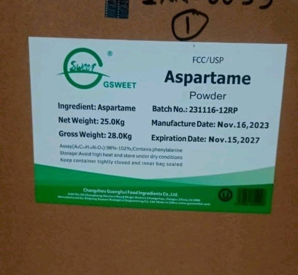 Aspartame (Artificial Sweetener)