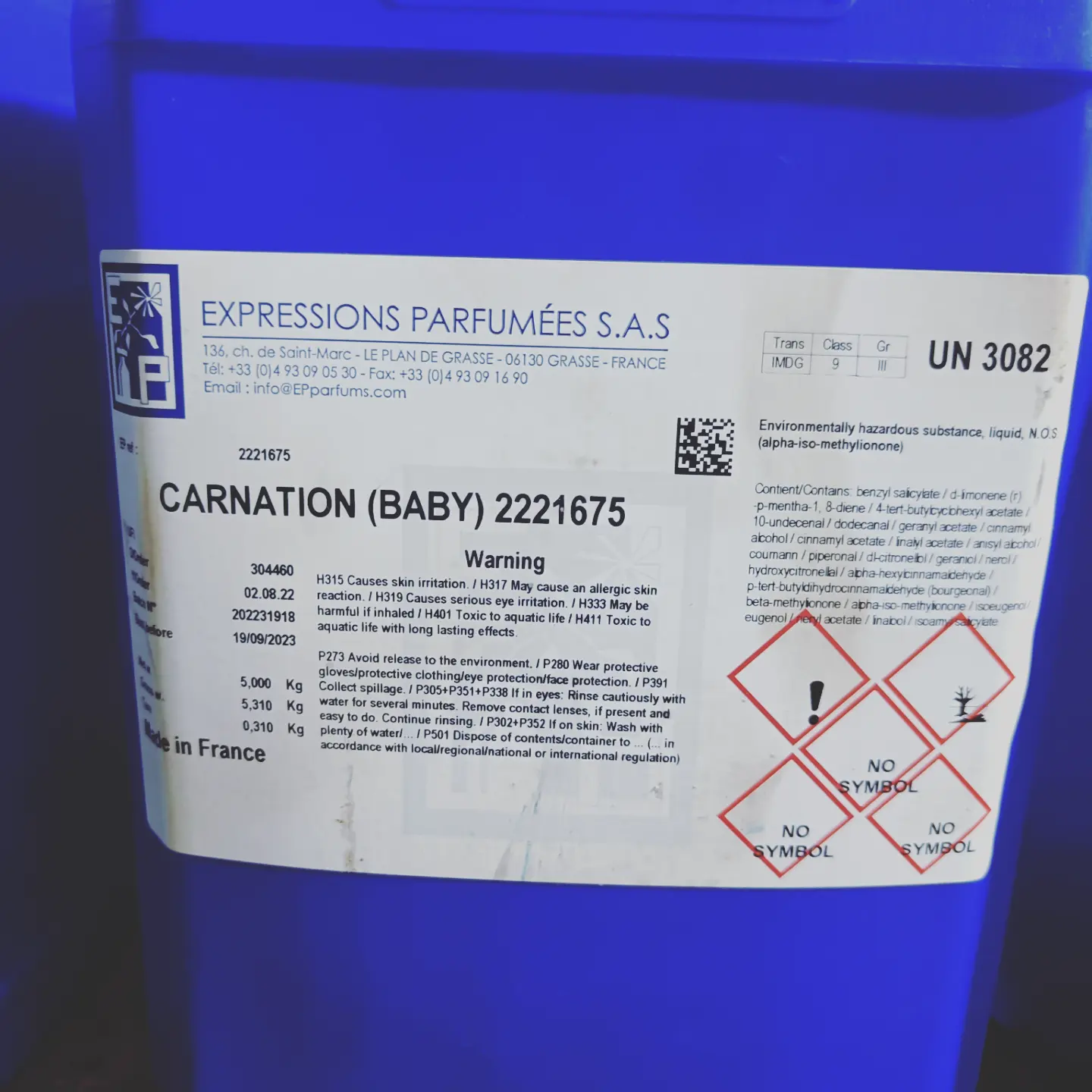Carnation Perfume (30mls)