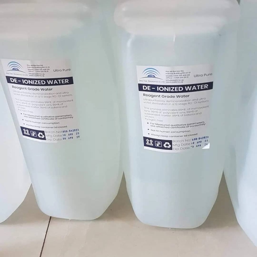 De-Ionized/Distilled Water - (20LTRS)